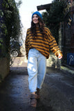 Mustard stripe sweater