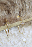 Star hoops (Gold)