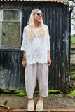 Crochet longline top
