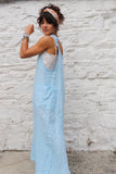 Dusty blue overalls