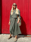 Striped maxi dress