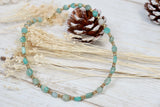 Amazonite beaded necklace