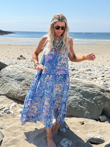 Floral tiered dress