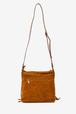 Fringe suede handbag (Camel)