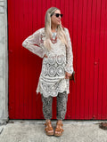 Circle crochet tunic