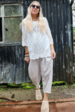 Crochet longline top