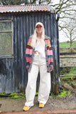 Barrel leg jeans (Cream)