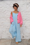 Soft knit cardigan (Baby pink)