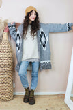 Aztec tassel cardigan