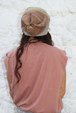 Multiway stripe beanie (Earth toned)