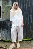 Crochet longline top
