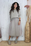 Tulle skirt and jumper set