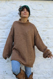 Slouchy knit jumper (cinnamon)