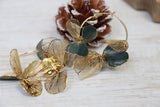 Abstract flower Hoops (Gold)