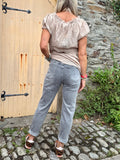 Grey mom jeans