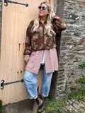 Floral quilted jacket