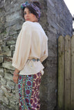 Sun ray printed blouse