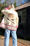 Sun embroidered cargo jacket