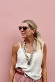 Champagne beaded cami