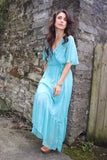 Turquoise floaty dress