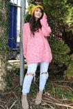 Pink speckle knit jumper