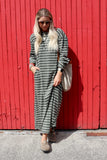 Striped maxi dress