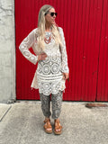 Circle crochet tunic
