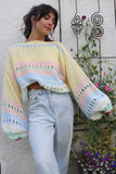 Pastel stripe jumper