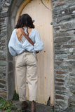 Beige mom jeans