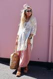 Floral lace tunic (Ecru)