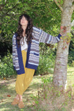 Blue fairisle cardigan