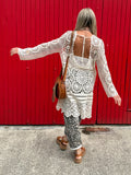 Circle crochet tunic