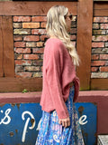 Pink knit jumper