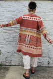 Sunset toned knit cardigan