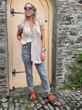 Grey mom jeans