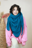 Soft knit scarf (Teal)