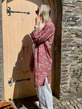 Paisley button up kimono