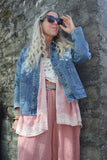 Embroidered denim jacket