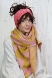 Soft knit bow headband (Pink)