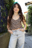 Leopard print cami
