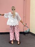 Mosaic printed trousers