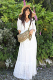Beaded diamond crossbody bag