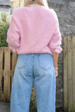 Barrel leg cropped jeans