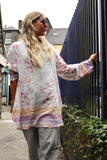 Lilac floral tunic