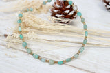 Amazonite beaded necklace