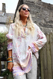 Lilac floral tunic