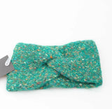Speckle knit headband (Green)