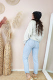 Beige soft knit sweater