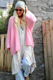 Soft knit pink cardigan