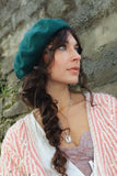 Wool beret (Forrest green)